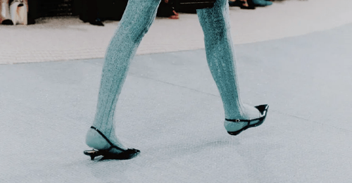 Fashion Socks in Chanel's Fall/Winter 2022