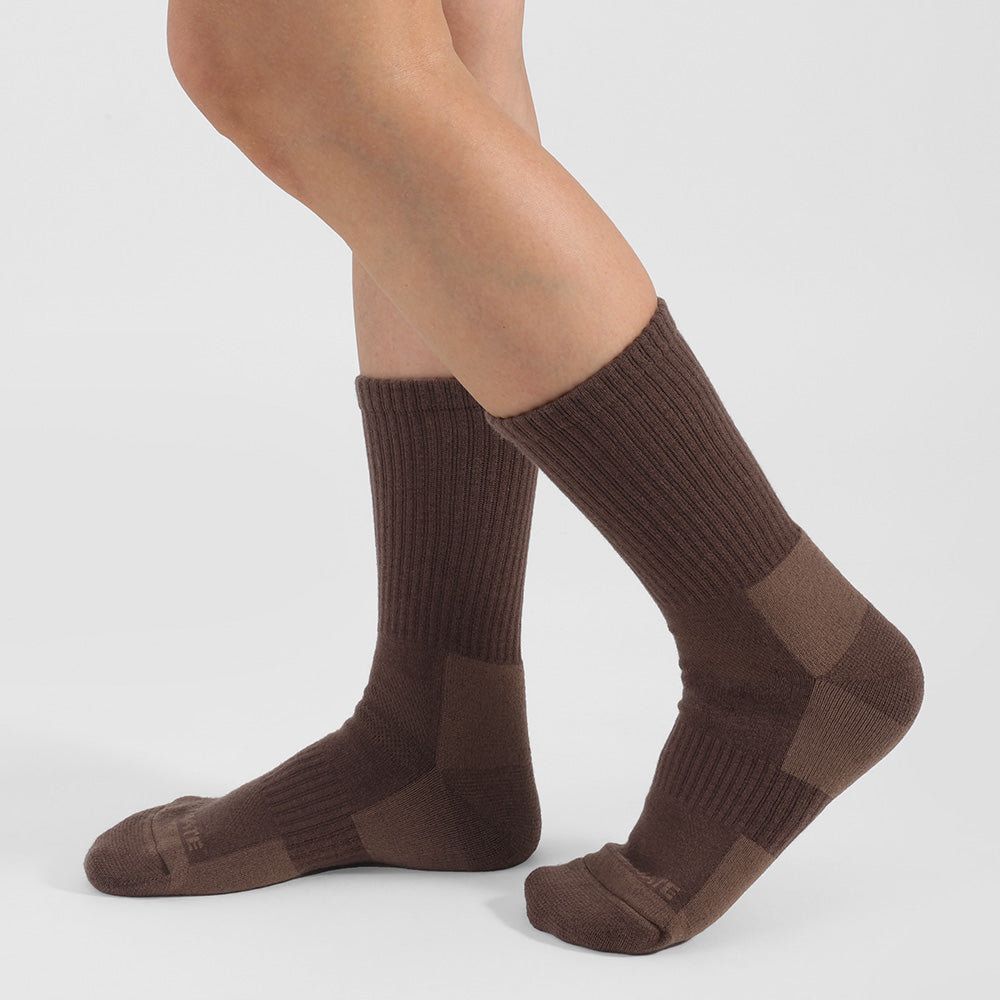 Closemate メンズ ウール サーマル アウトドア ハイキング クルーソックス